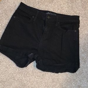 Black Jean shorts
